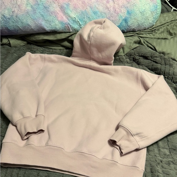 Aritzia Soft Pink Sweatfleece Hoodie size M - Picture 4 of 4